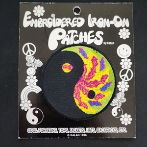 Vintage NOS Embroidered Iron-on Patches By Kalan "Whatever" 1996 - Picture 1 of 3