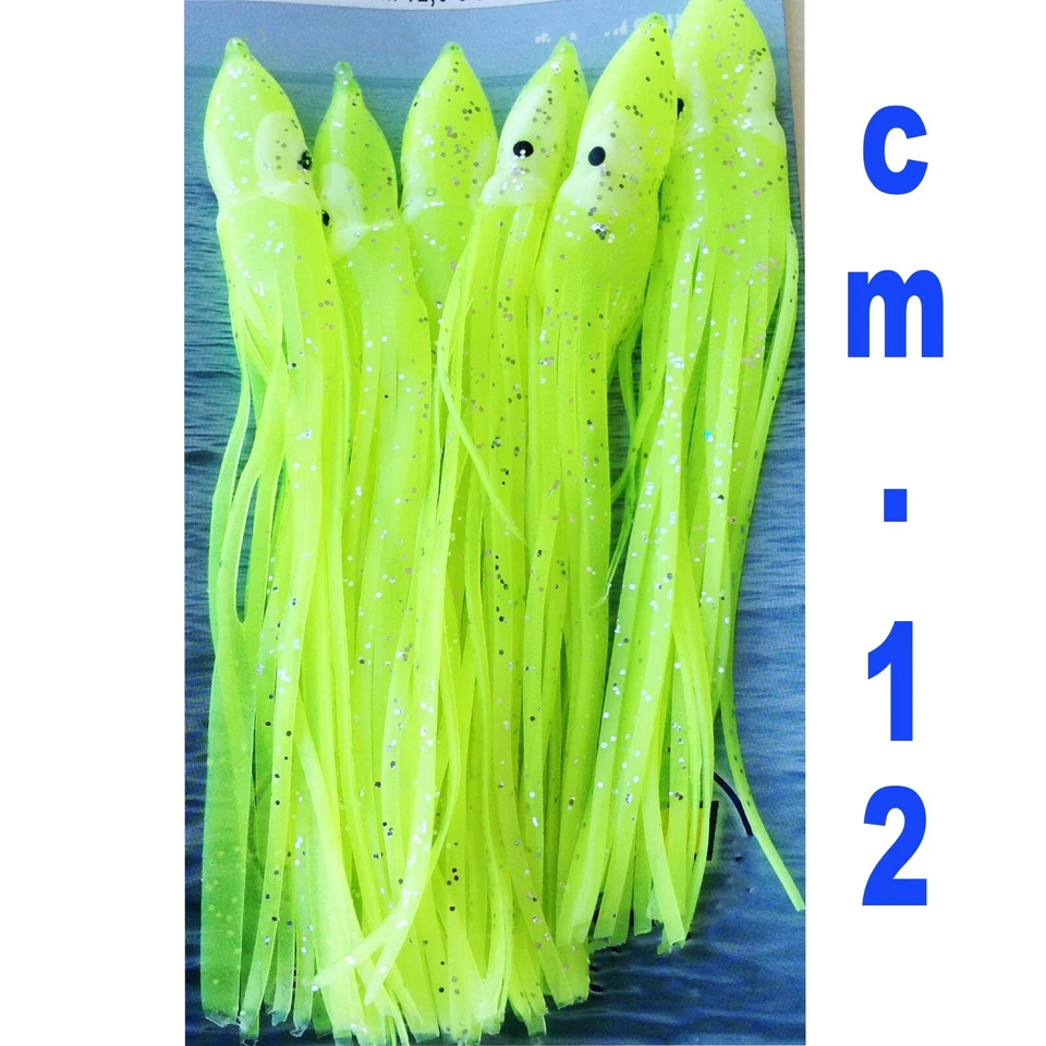 Artificiali Pesca Traina esca mare octopus polipetti artificiale gomma - Immagine 1 di 1