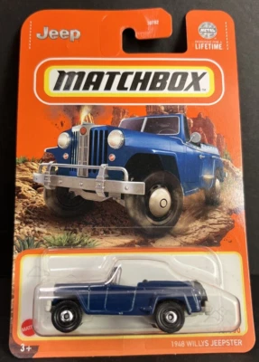 2024 MATCHBOX METAL 10/100 1948 WILLYS JEEPSTER ~ MBX DESERT ~ BOX SHIPS FREE - Image 1 of 4