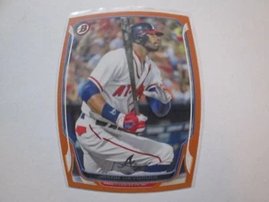 2014 Bowman Orange Border Jason Heyward Atlanta Braves #027/250 - Picture 1 of 2