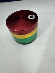 Greenhouse 2.5" 4 Piece Herb Grinder - Rasta - New - Picture 1 of 11