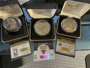 Highland Mint Michael Jordan / Scottie Pippen + Bonus Back to Back 2-Tone mit Rubin - Bild 1 von 12