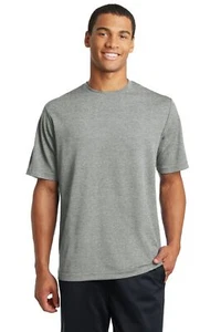 Sport-Tek ST340 Mens Short Sleeve Dri-Fit PosiCharge RacerMesh Crew Neck T-Shirt - Picture 1 of 18