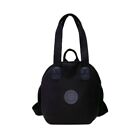 Black Travel Backpack Large Capacity Rucksack Trendy Shoulder Bag