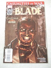 BLADE #5, CASUALTIES OF WAR, WOLVERINE, KEY COVER, MARVEL COMICS, 2006, 9.6 NM+!