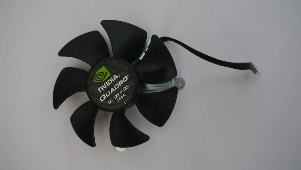 Lüfter für Grafikkarte - Typ 744A - NVIDIA QUADRO - graphic card fan - neu - Image 1 of 1