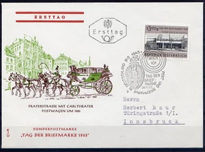 Austria 1963 n. 982 su busta viaggiata FDC - Picture 1 of 1