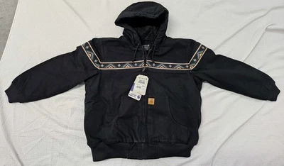 Carhartt 50 周年女式蒙大拿州夹克黑色 XL 码 — 第 1/4 张图片