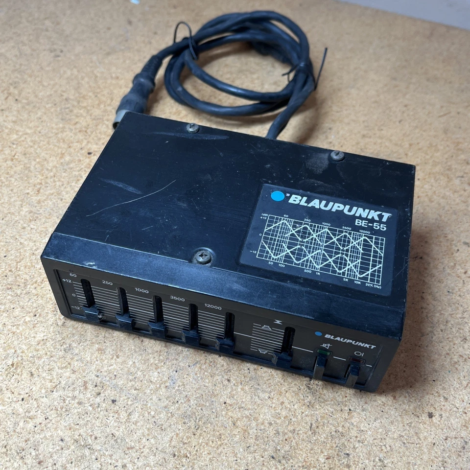 Ecualizador gráfico Blaupunkt BE-55 1984-1986 Porsche 911 944 SIN PROBAR Foto 1 de 4