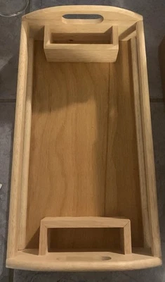 Winsome Wood Serving/Organizer Tray w/Handles/ 14 2/8" L x 8" W x 3 5/8" H - Image 1 of 4