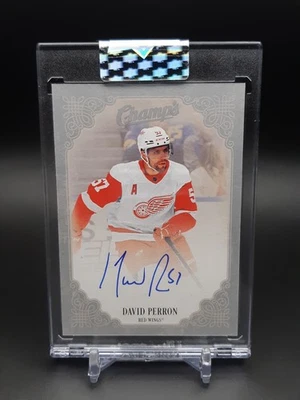 2023-24 Upper Deck Clear Cut Champs David Perron #C-DP Auto - Image 1 of 2