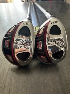 LH Tour Edge Exotics Xcg-4 3 .4 Hybrid Stiff Flex Fujikura Exotics - Picture 1 of 6