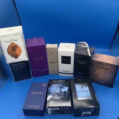 COLOGNE LOT OF 10 Maison Alhambra, Lattafa, Al Haramain, Risala, And More - Image 1 of 4