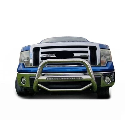 Black Horse Max Beacon Bull Bar Sin placa de deslizamiento SS apto para Ford Expedition 2003-2017 Foto 1 de 4