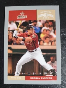 MORGAN ENSBERG 2004 DONRUSS TEAM HEROES SHOWDOWN #190 HOUSTO NASTROS #46/50 - Picture 1 of 2