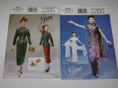 Vogue 311 & 312 GENE Marshall 15.5" Doll Day & Evening Wear from 1999 UC FF - Image 1 of 4