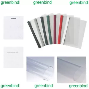 greenbind® SureBind Folie mit Kartonrand SATIN oder CLEAR Farben: hochweiß - Bild 1 von 5