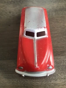 Vintage Renwal Product Hard Plastic 2-door red/silver sedan car $4 start - Picture 1 of 10