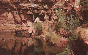 Bottomless Lakes State Park - Roswell, New Mexico - unposted RPPC - Bild 1 von 3