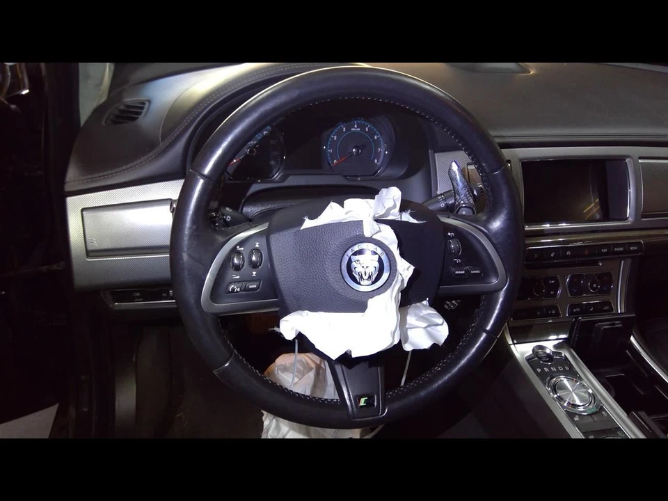 Steering Wheel Black Fits 2013 2014 2015 JAGUAR XFR 1478774 - Image 1 of 4