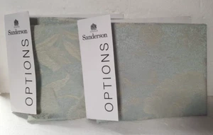 Sanderson Options Palamore Jacquard Pair of Pillowcase Oxford Duck Egg SS10 102 - Picture 1 of 7