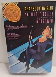 Rhapsody In Blue ARTHUR FIEDLERConducts GERSHWIN Cassette Tape An American In - Picture 1 of 6
