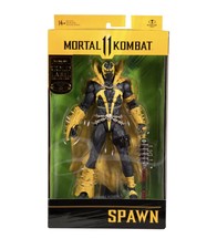 Mcfarlane Toys Mortal Kombat 11 SPAWN 7" Action Figure Gold Label NEW SEALED
