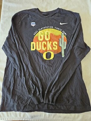 Camiseta Nike 2021 Oregon Ducks PLAYSTATION Fiesta Bowl manga larga para hombre talla XL Foto 1 de 4