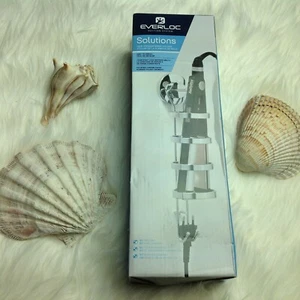 Haarglätter Halter poliertes Chrom Neu mit Etikett hält durch Saugung bis zu 15 Pfund  - Bild 1 von 5