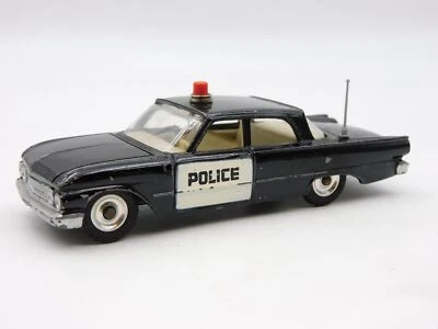 Dinky Toys Ford Fairlane Police 258 1/43 vintage die cast model - Immagine 1 di 4