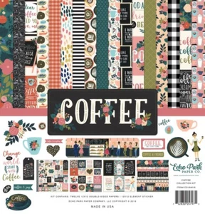 KIT COLECCIÓN ECO PARK - CAFÉ - 12" X 12" - 12 HOJAS + 1 HOJA ADHESIVA - Imagen 1 de 14