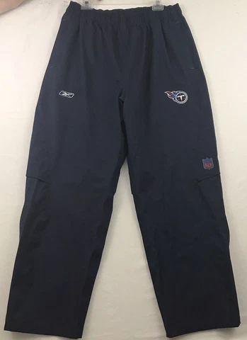 Reebok Tennessee Titans NFL Team Apparel Mens Rain Pants Size XL Blue Cover