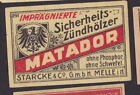 Ancienne   tiquette   allumettes Allemagne  BN34178 Matador Aigle 