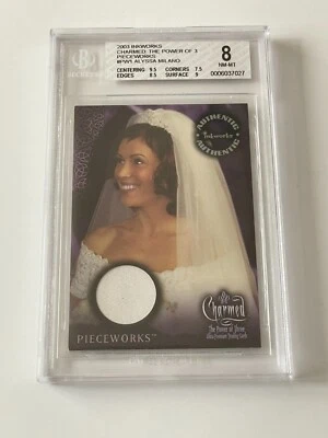 2003 Inkworks CHARMED Costume ALYSSA MILANO Screen Worn Wedding Veil Relic BGS - Image 1 of 4