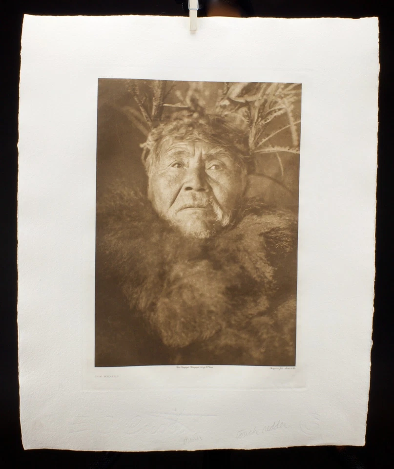  Edward S.Curtis Fotograbado The Whaler Classic Gravure Company  Foto 1 de 1