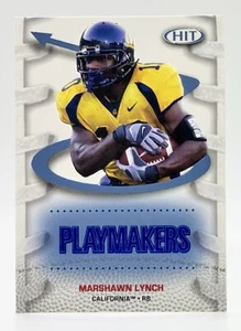 2007 SAGE Hit Playmakers blau #24 Marshawn Lynch RC Buffalo Bills - Bild 1 von 2