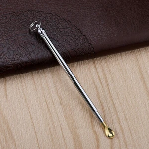 Creative Scalable Brass Ear Spoon Ear Wax Remover Curette Portable Ear Cleanning - Imagen 1 de 6
