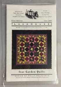 #8091 Star Garden Quilts "Lakehouse"  Quilt Sewing Pattern Size 48'- 1/2 Square - Picture 1 of 2