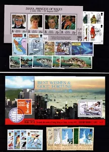 BRITISH ANTARCTIC TERRITORY 1997/8/9 3 X COMPLETE YEAR SET: 5 SETS + 3 M/S MNH - Bild 1 von 1