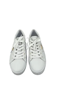 Guess Women’s White Leather Sneakers Size 10 New FREE Shipping - Picture 1 of 7