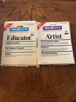 The Educator and The Artist Commodore 64/128 Complete 2 Disk Lot - Image 1 of 2
