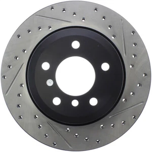 StopTech 127.34109L Rear Left Drilled Disc Brake Rotor for 08-13 BMW 135i 135is - Picture 1 of 9