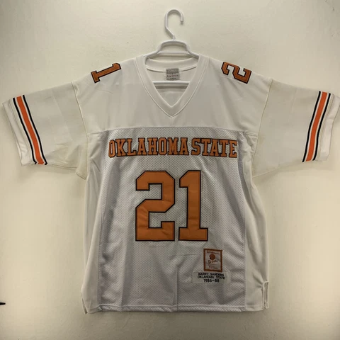 Gridiron Greats Jersey Men's Barry Sanders Oklahoma State Cowboys Vintage 52 Cover