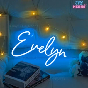 Custom Name Neon Sign LED Name Light up Personalised Acrylic Boys Kids Bedroom - Picture 1 of 24