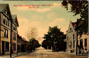 ANNVILLE PENNSYLVANIA MAIN STREET OLD 1909 POSTCARD VIEW - Picture 1 of 2