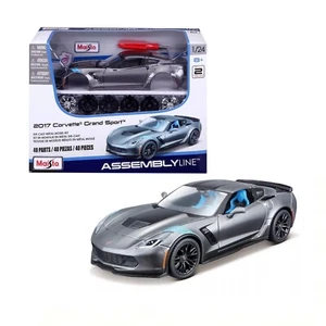 Maisto Assembly Line 2017 Corvette Grand Sport 1:24 Diecast Model Kit #39527 - Picture 1 of 1