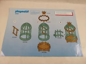 sympa notice de montage 3032 Playmobil ( plan , perroquet ) 1 - Imagen 1 de 1