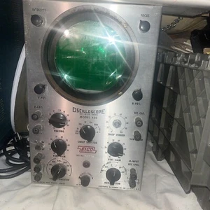 EICO Model 460 Oscilloscope DC Wide Band REFURBISHED With Og BOOK CODE RARE - Picture 1 of 7