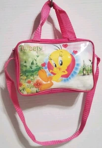 Tweety Bird vintage shoulder handheld Bag Pink Y2K Kawaii New - Picture 1 of 6