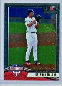 2019 USA Baseball Stars & Stripes Longevity Parallel #40 Brennan Malone RC MINT - Picture 1 of 2